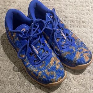 TYR Blue and Gold Athletic Shoes